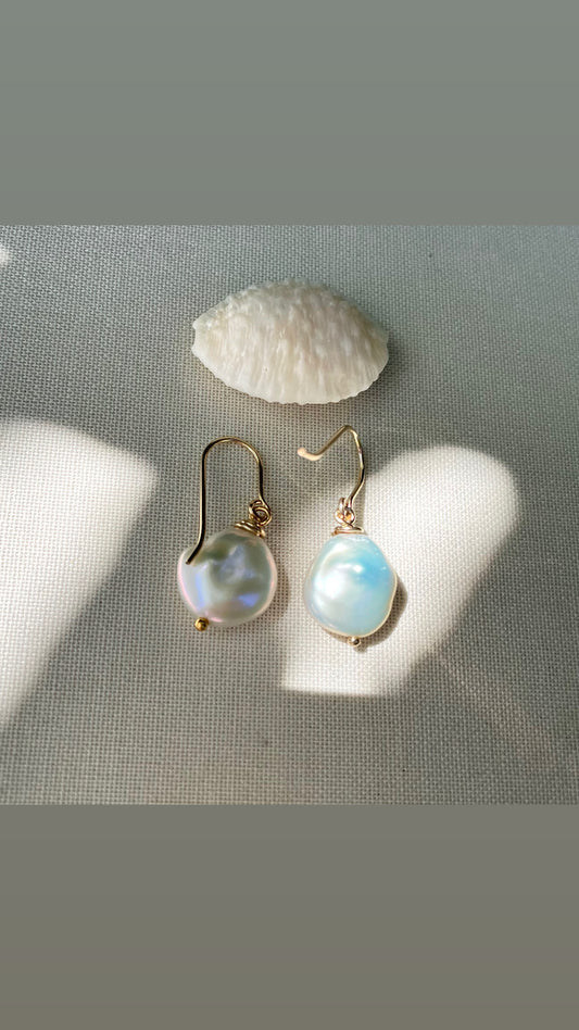 Coastal collection • Keshi Pearl Mia Drops