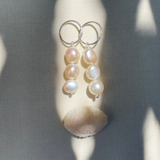 Coastal Collection • Baroque Pearl Lola Drops.