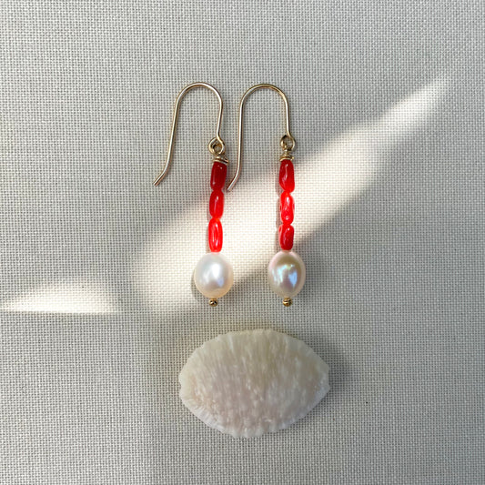 Coastal Collection • Coral & Pearl Azure Drops