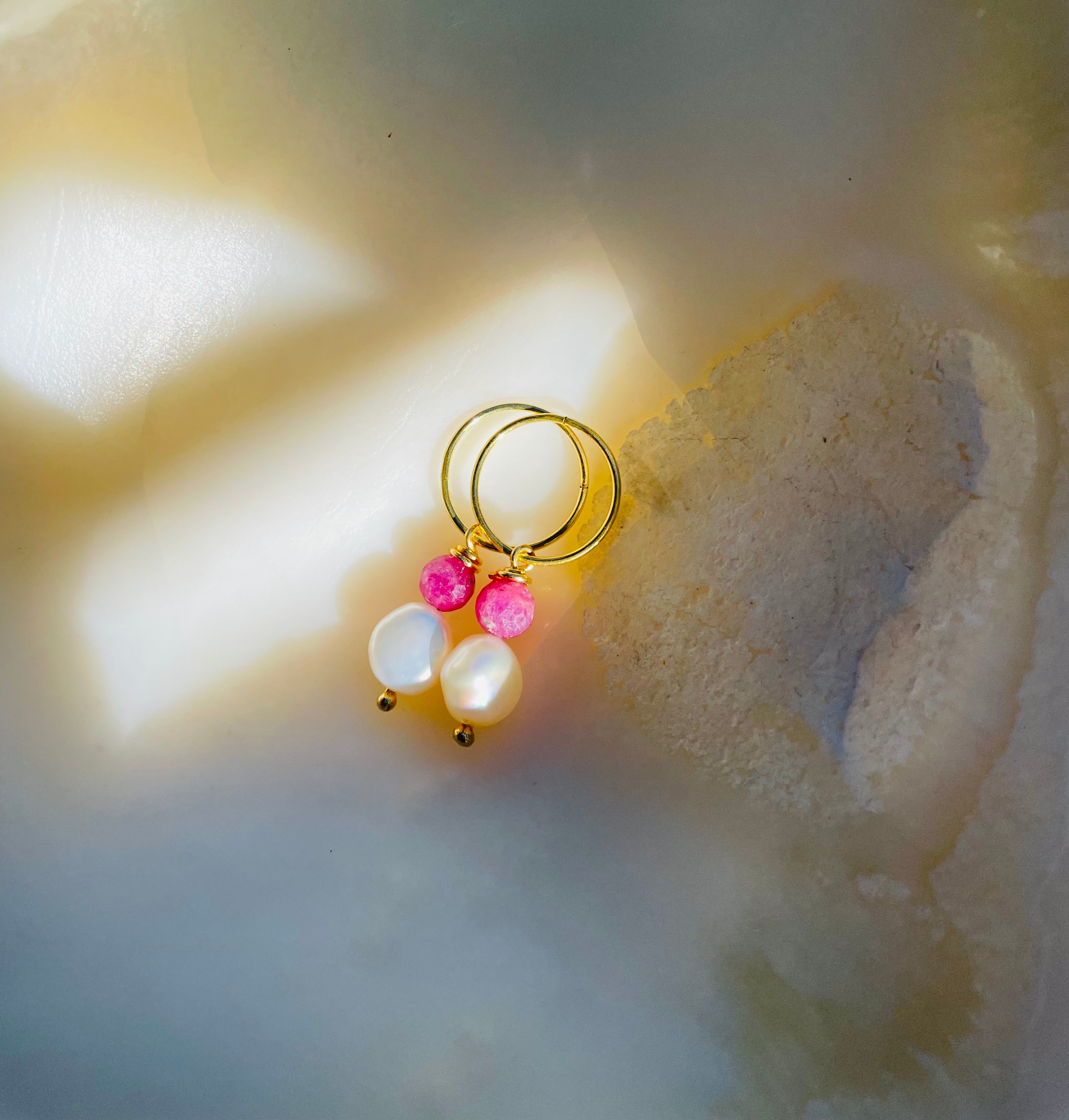 Coastal Collection + Ruby + Baroque Pearl