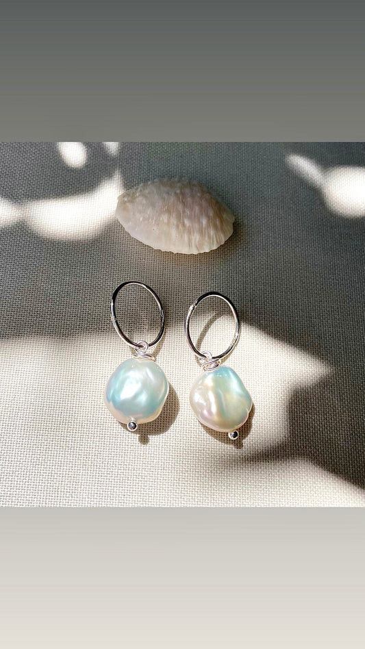 Coastal Collection • Keshi Pearl Lola Drops