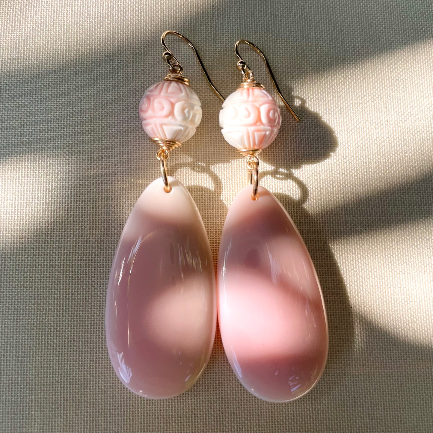 Coastal Collection • Polished Shell Blush Drops