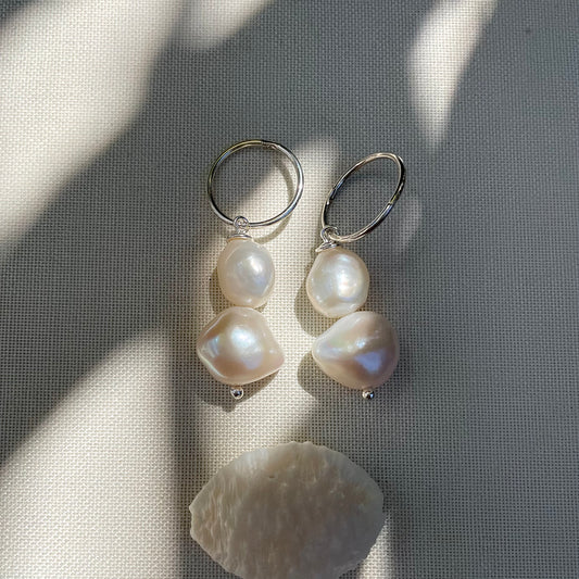 Coastal Collection • Baroque Pearl Lola Drops - Medium