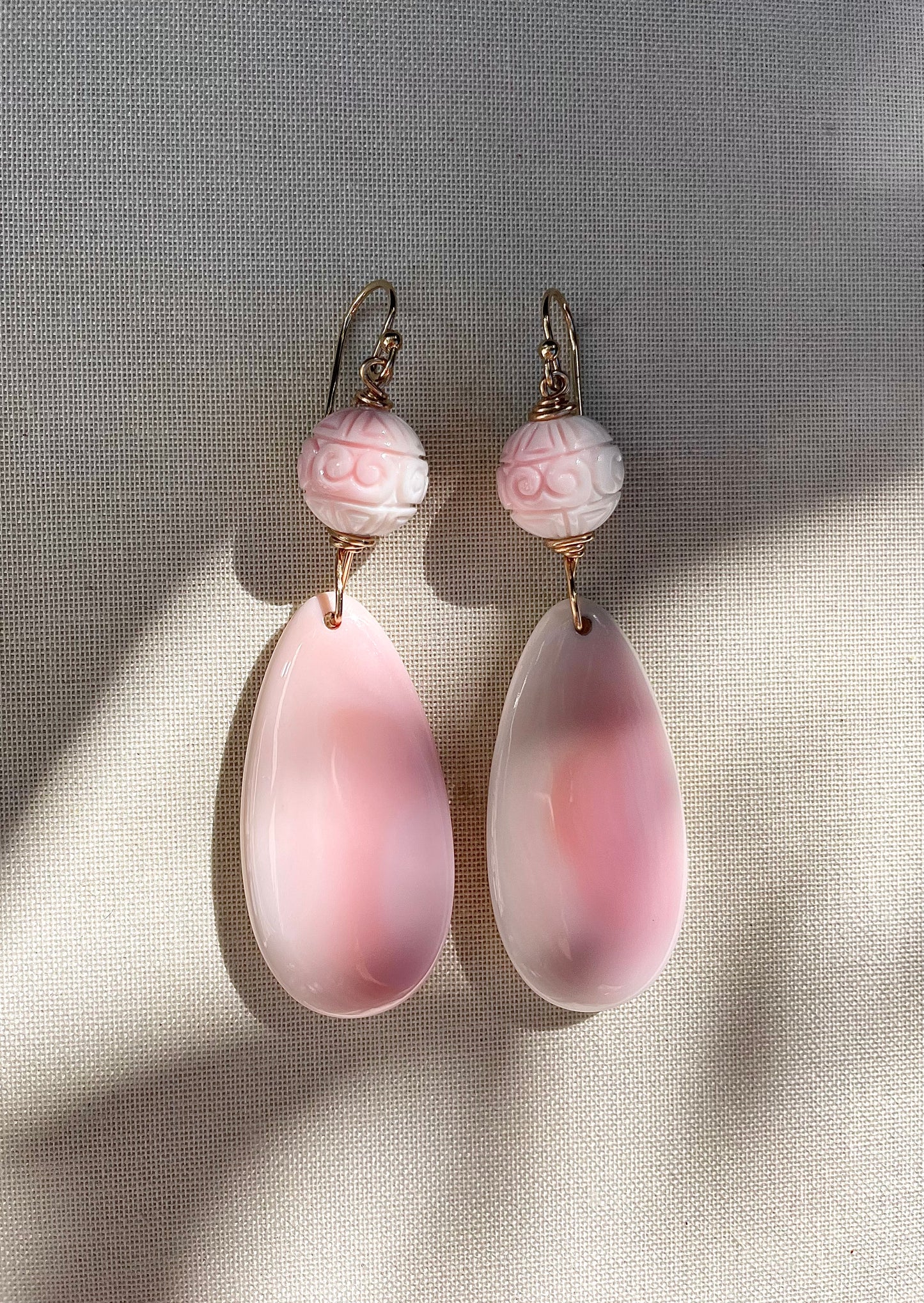 Coastal Collection • Polished Shell Blush Drops