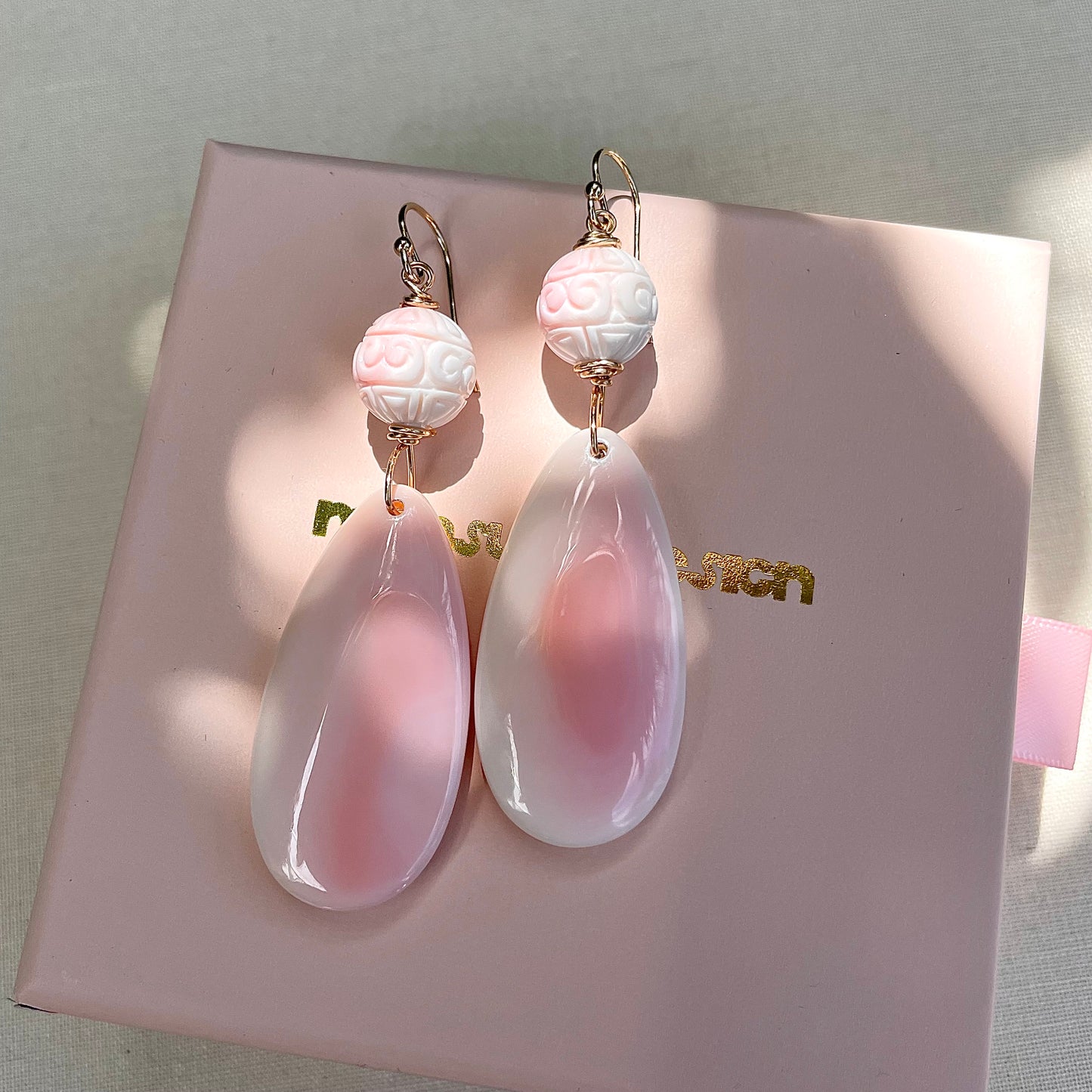 Coastal Collection • Polished Shell Blush Drops