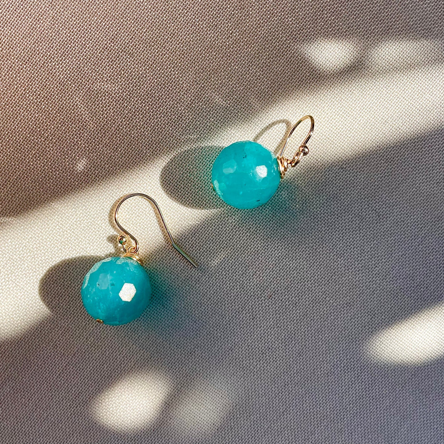 Coastal collection • Amazonite Halo Drops