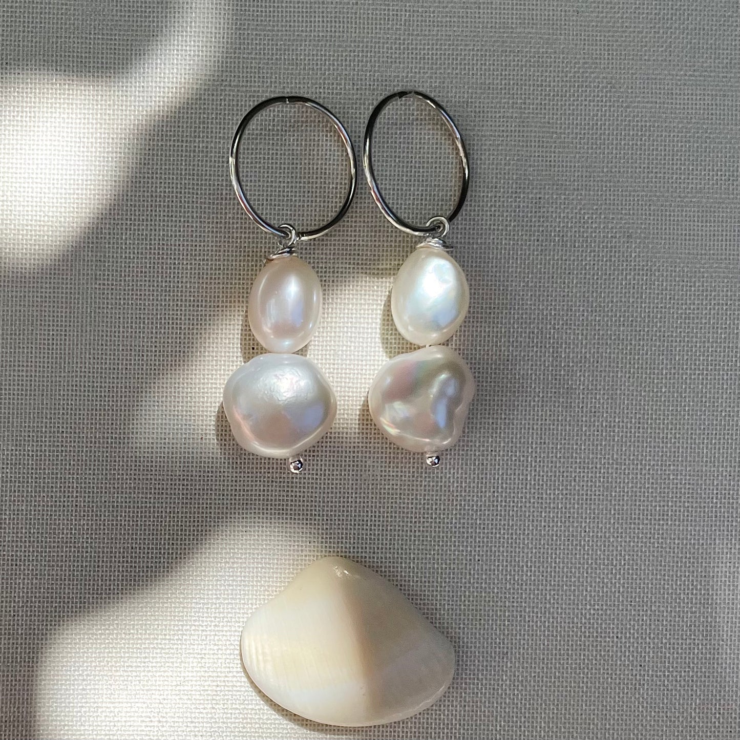 Coastal Collection • Baroque Pearl Lola Drops large