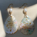 Coastal Collection • Mother of Pearl & Pearl Radiant Drops